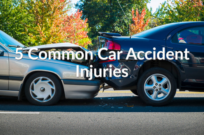 5 Common Car Accident Injuries – Therapydia Blog