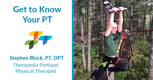 Therapydia Portland physical therapist Stephen block pt, dpt